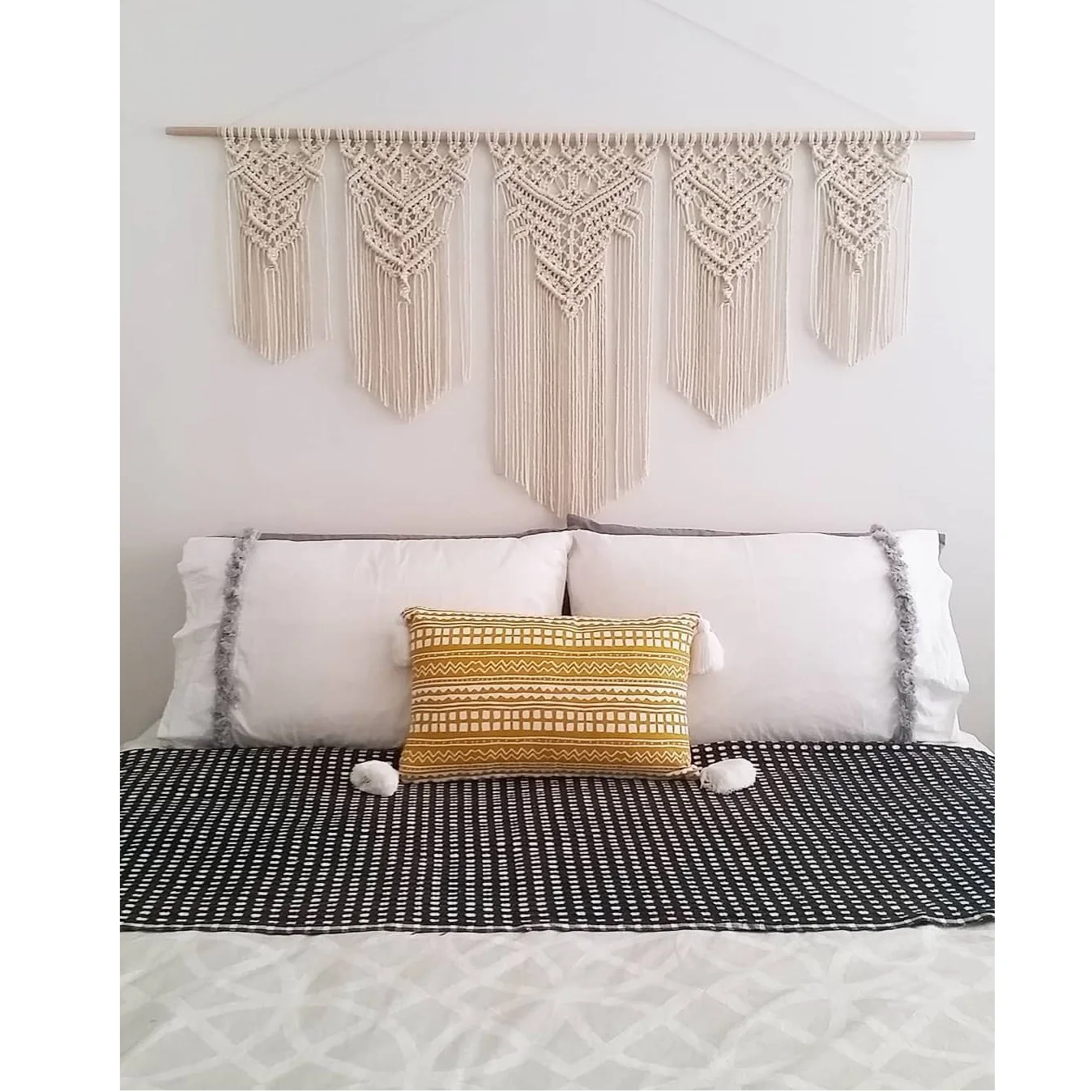 Premium Customized Macrame Large Wall Hanging Boho Wedding Woven Wall