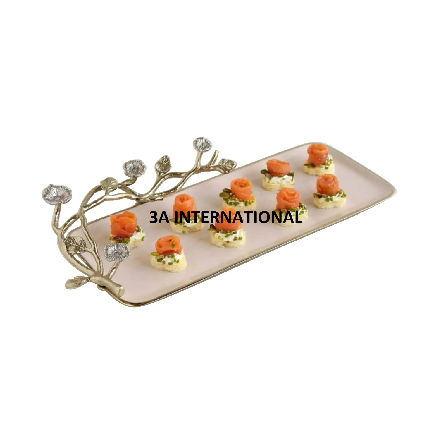 Classic Design Wooden Serving Tray For Restaurant Cafe Hotels Usage