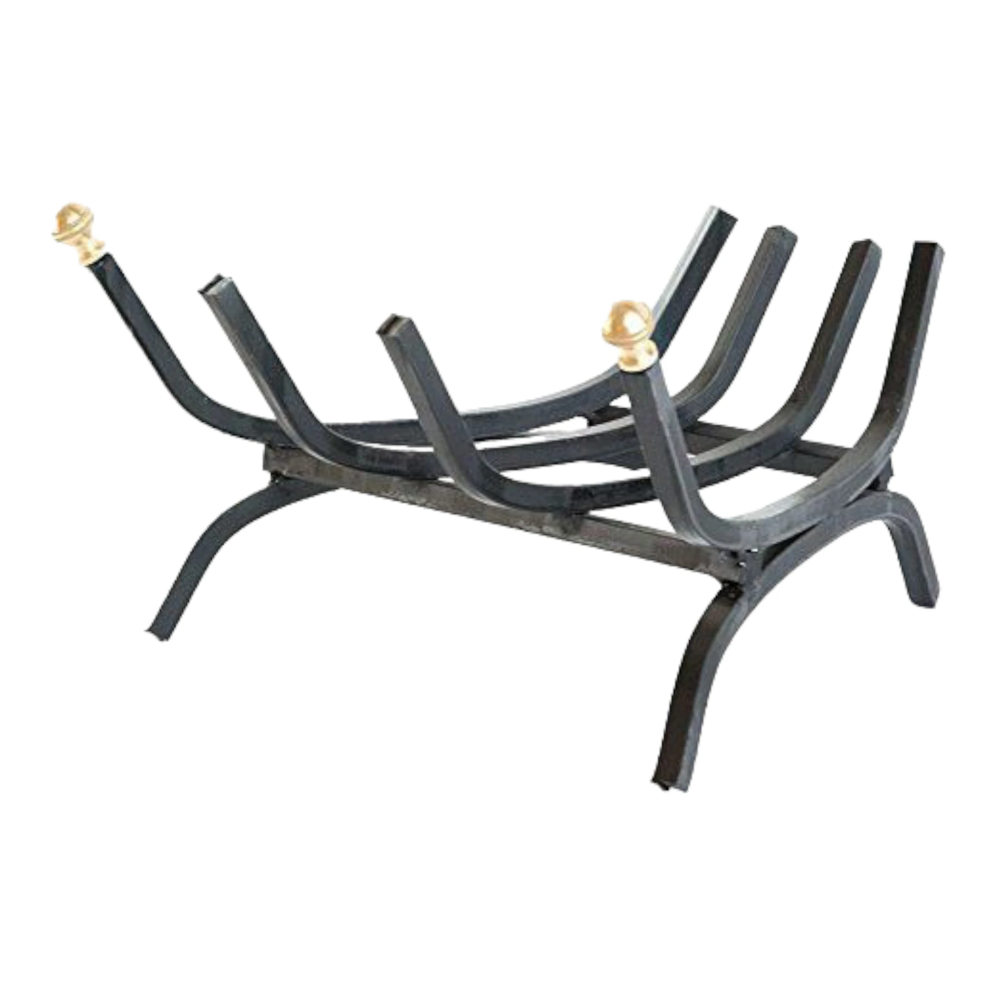 High Quality Metal Fireplace Grates Wood Log Pile Storage Stand For