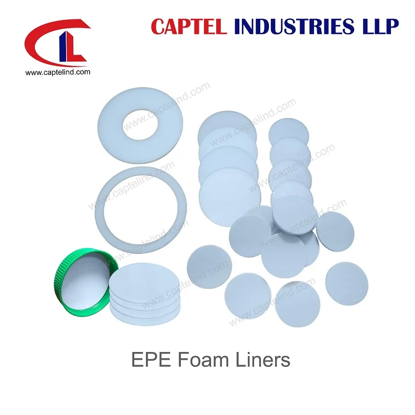 High Density Cap Seal Liner White Epe Plastic Foam Wad For Leakage