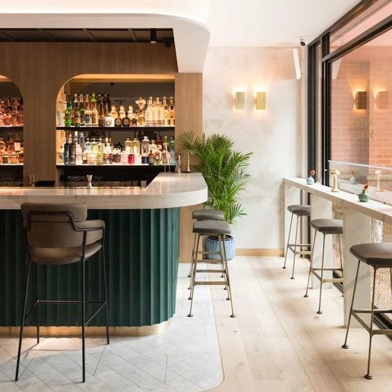 Custom Luxury Bar Counter Complete Setup With Customization Options