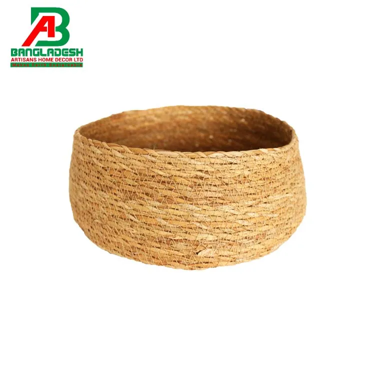 100 Eco Friendly Seagrass Round Basket Kitchen Organizer Home Decor