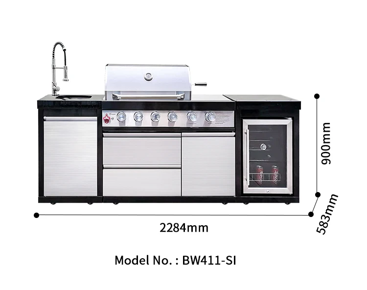 BW411-SI Dimensions
