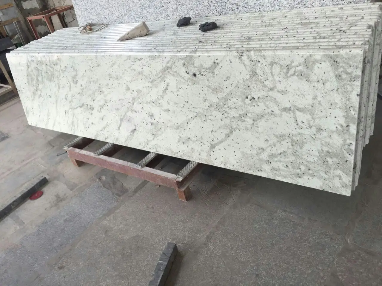 andromeda white granite