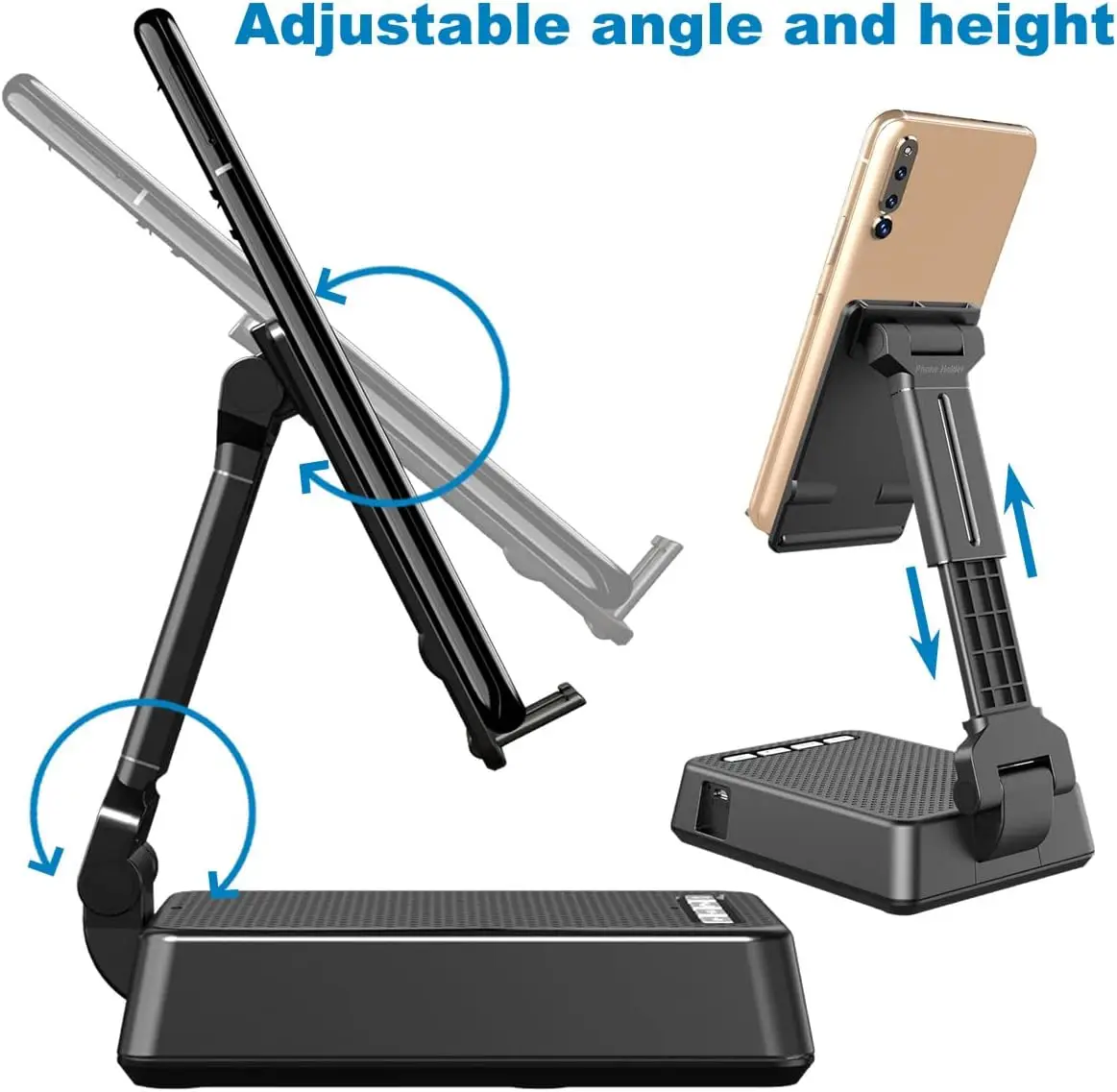 2023 Hot Foldable Mini Phone Stand With Wireless Bluetooth Speaker
