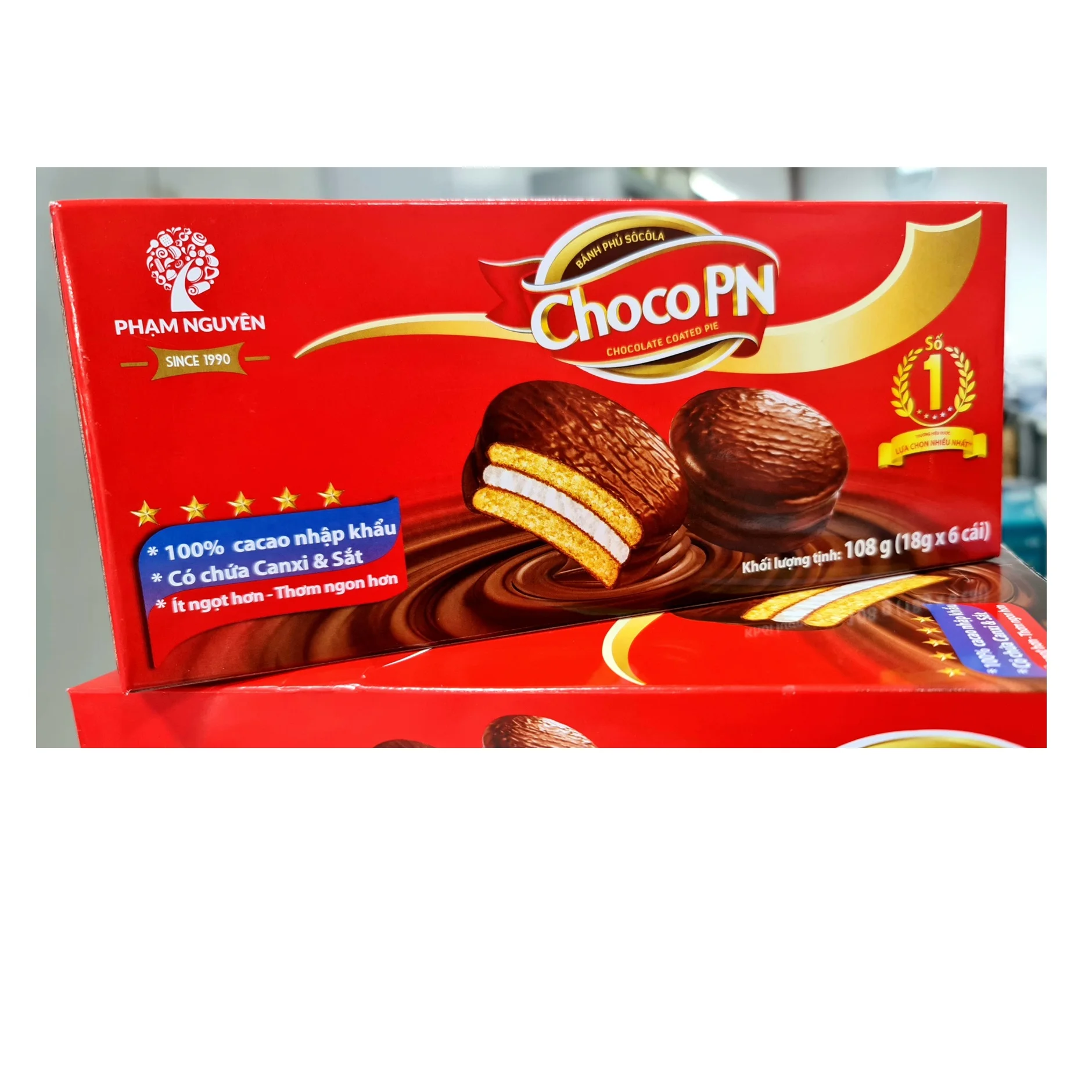 pon2pan2☆ CHOCO CHOCO PN Chocolate Coated Pie - Sweet Treat for All Ages
