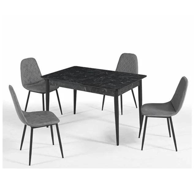 Modern Furniture Rehome Notte Lungo Dinner Room Table And Chairs Mdf