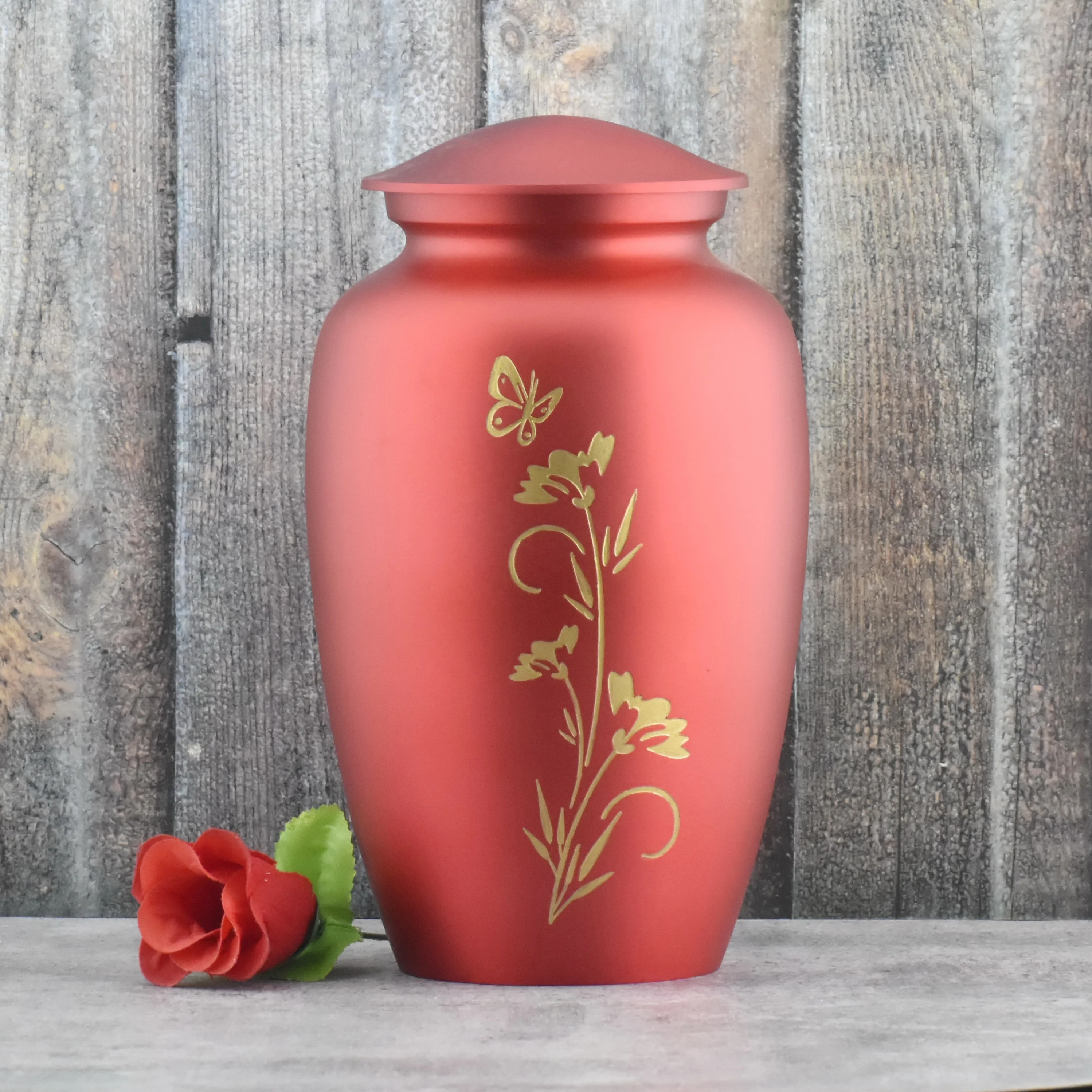 Latest Design Funeral Urns Aluminum Metal Cremation Urn For Keeping