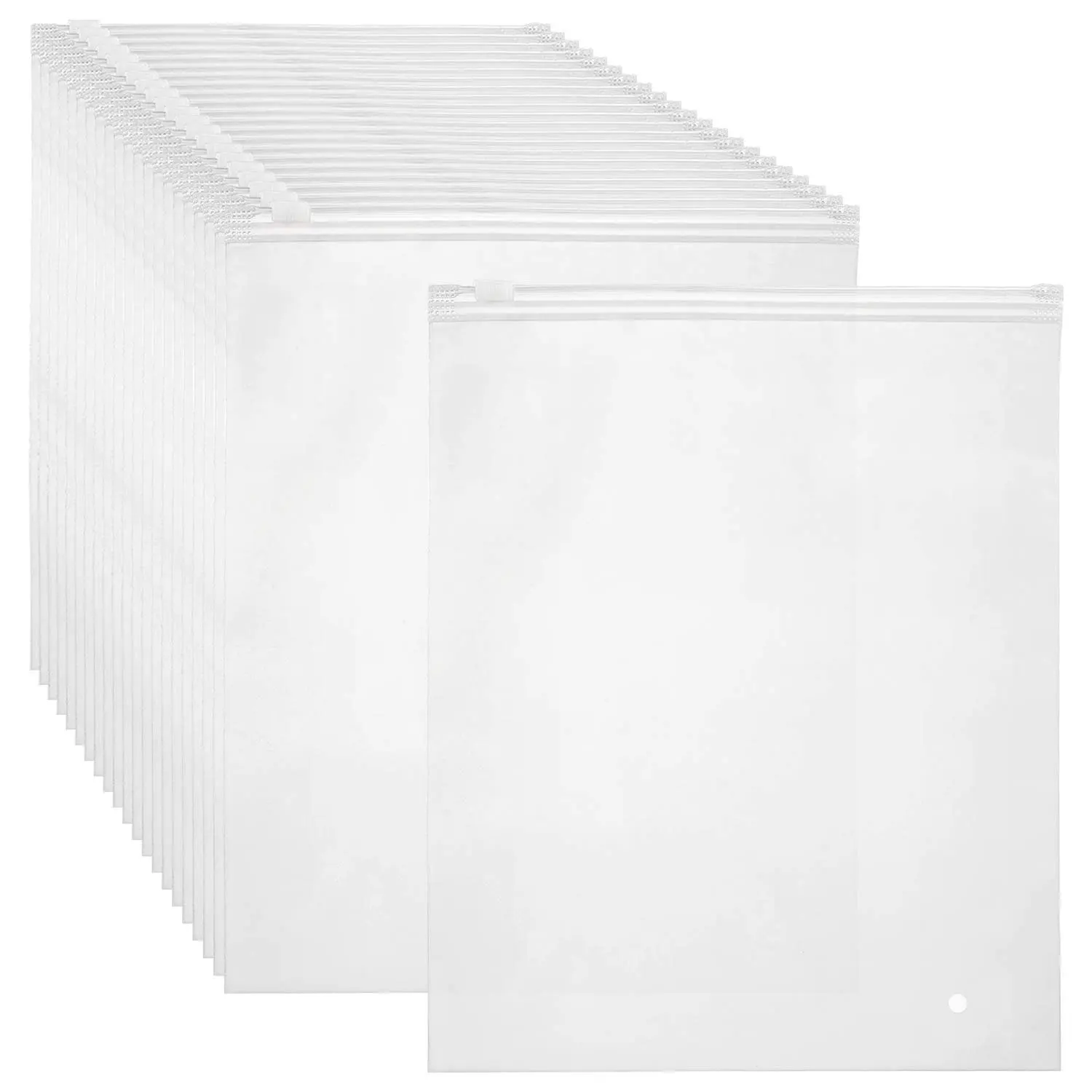 Poly Plastic Bag With Logo Printing Custom Clothing T Shirt Zipper