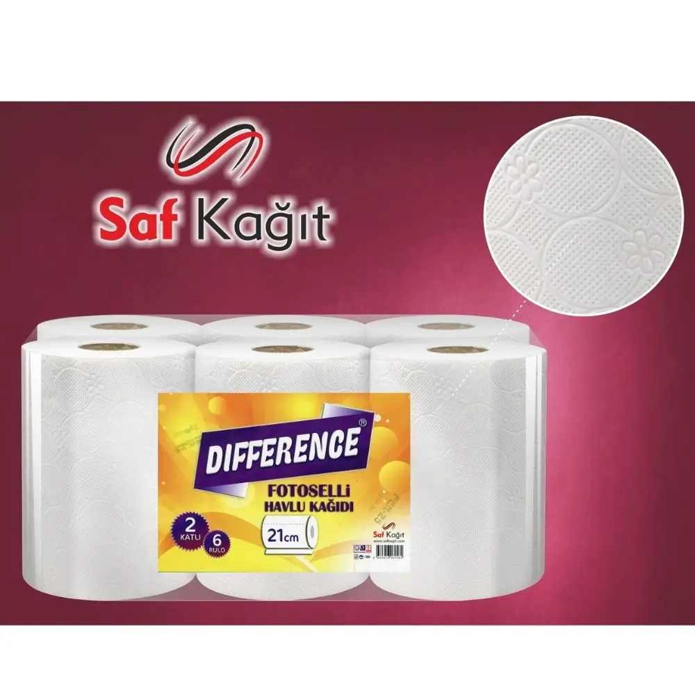 Autocut Roll Paper Towel Difference 2,5 Kg 40 M 21 Cm 6 Rolls Non