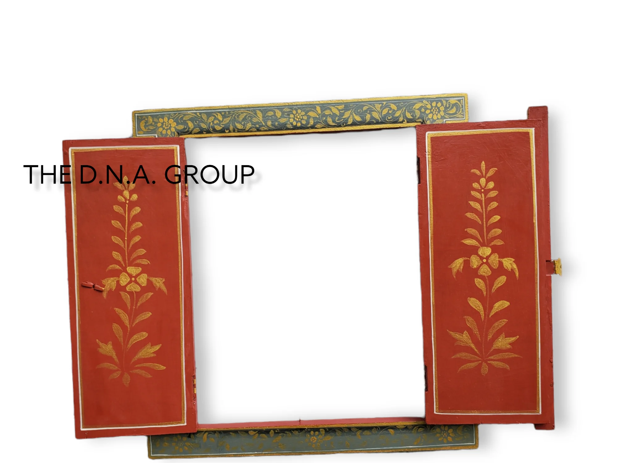 Hand Carved Wooden Window Frame Wooden Interior Wall Decor Hand Carved