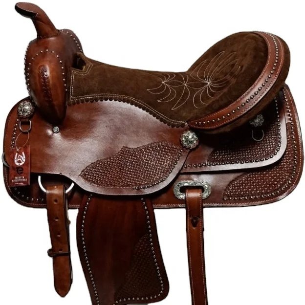 Western Horse Saddle Tack Set Leather Seat Tree Oem Customized Style