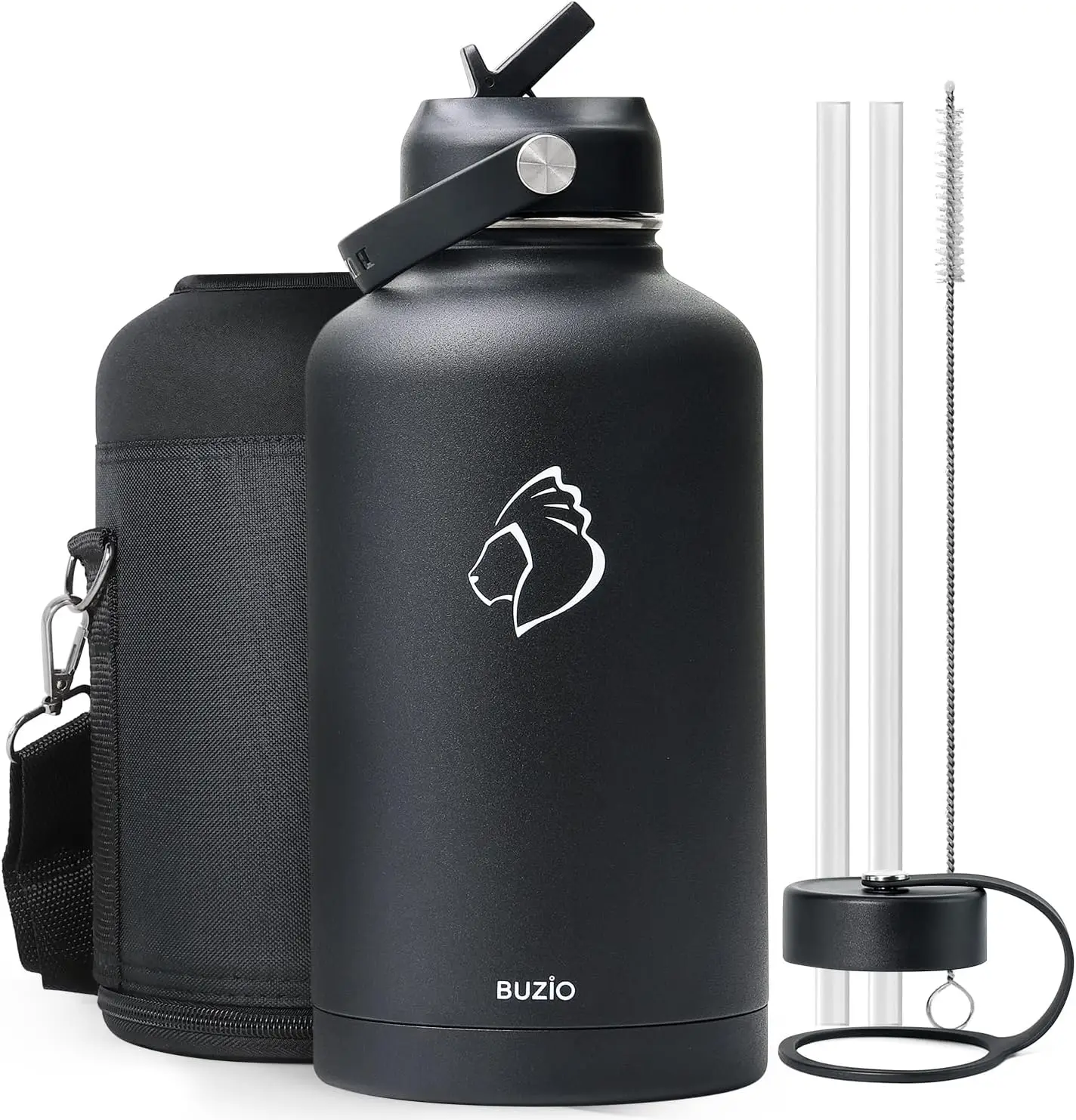 BUZIO Vacuum Insulated Water Bottle 64oz