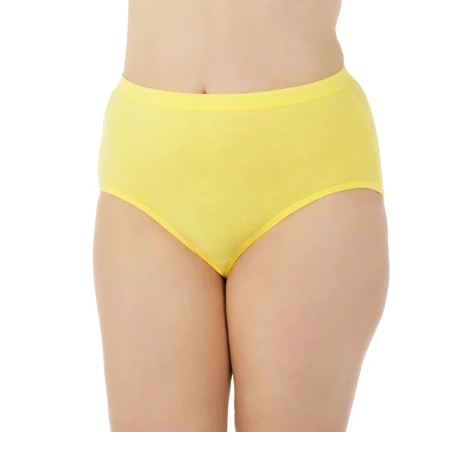 New Arrival 100 Cotton Women Boxers Briefs Underwear Customize Plus Size Women Bikini Brief