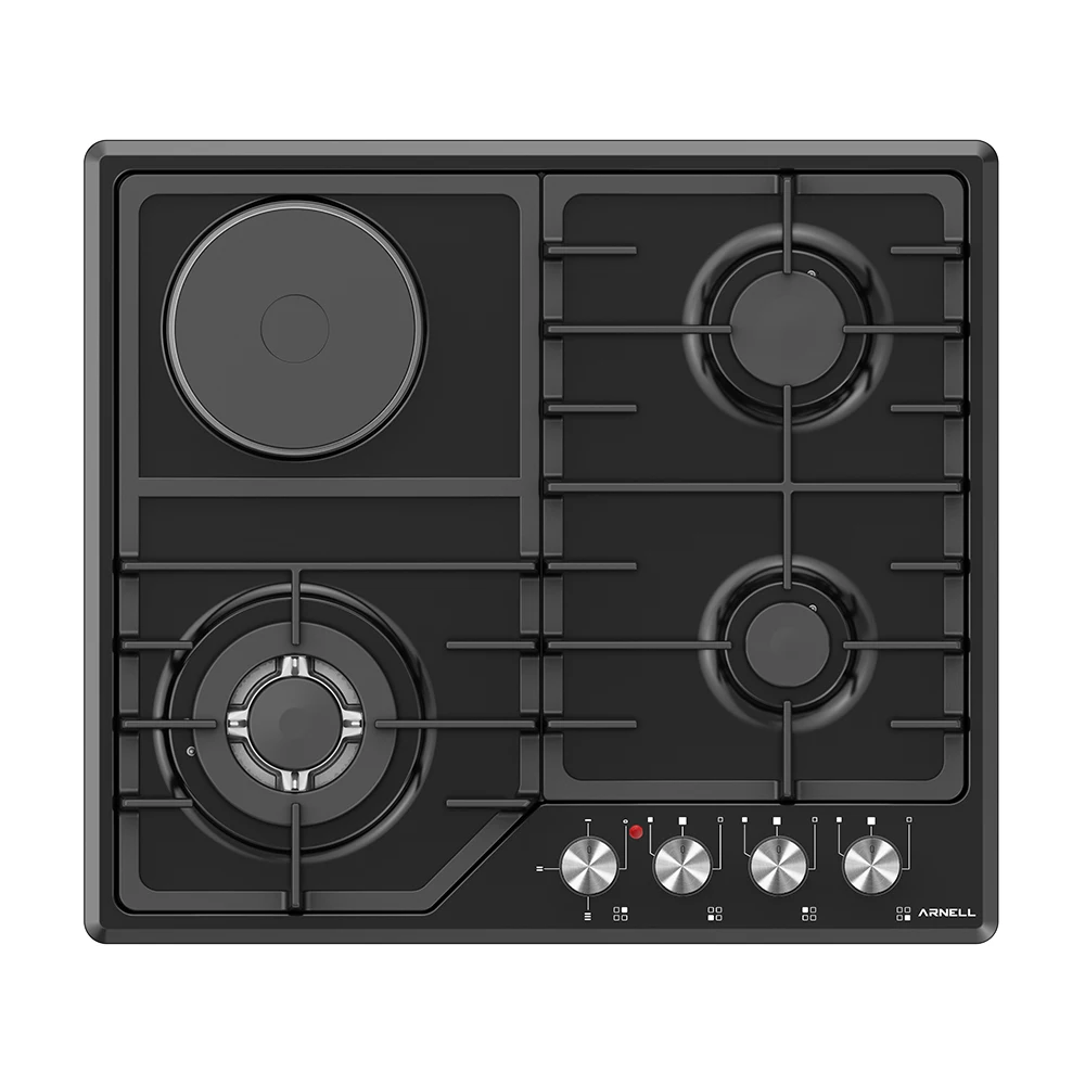 Hot Sale 4 Gas Burner Enamel Hob Front Control High Quality Gas Burner