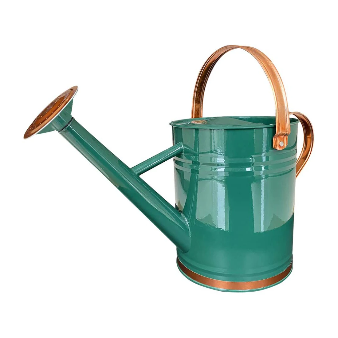 Copper Polished Handle Watering Can Galvanized Metal Watering Can