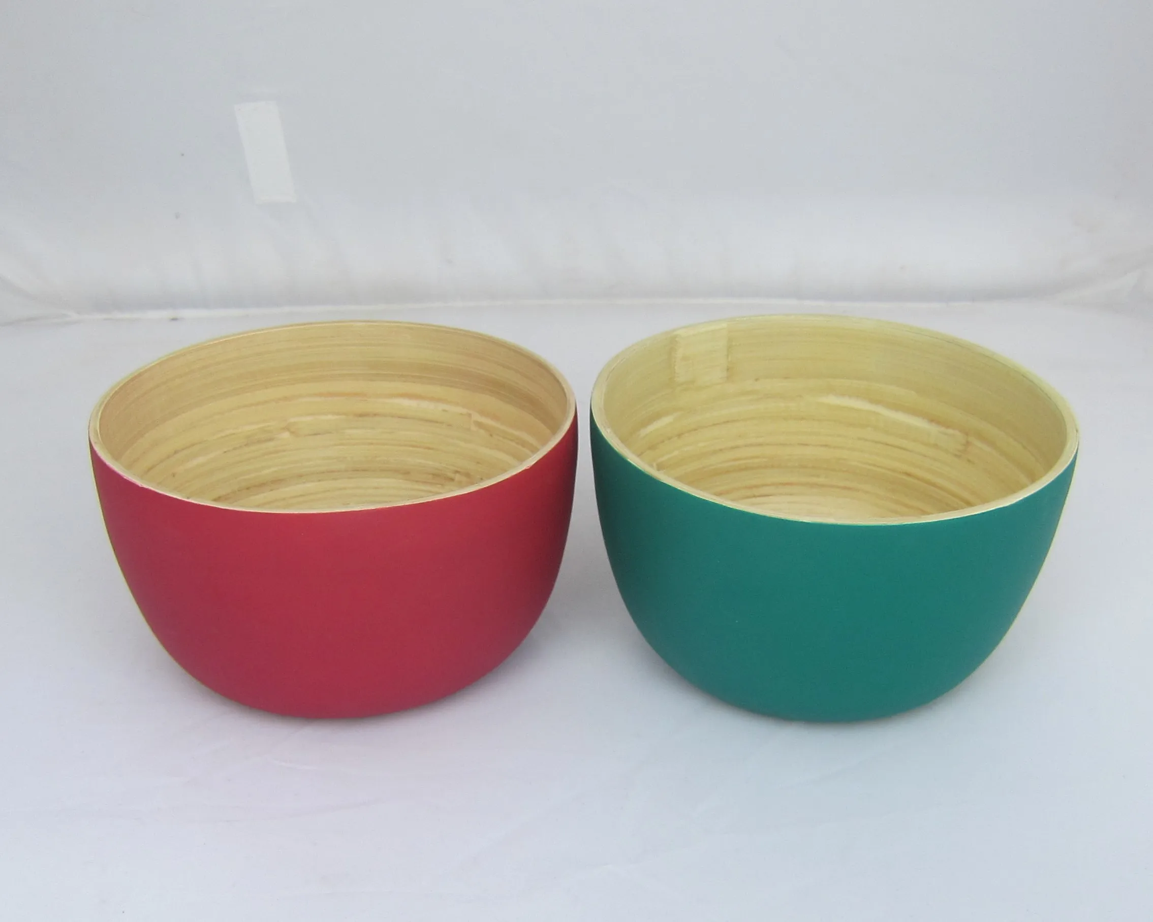 Eco Friendly Bamboo Bowl Serving Tray Dinnerware Set Made In Viet Nam