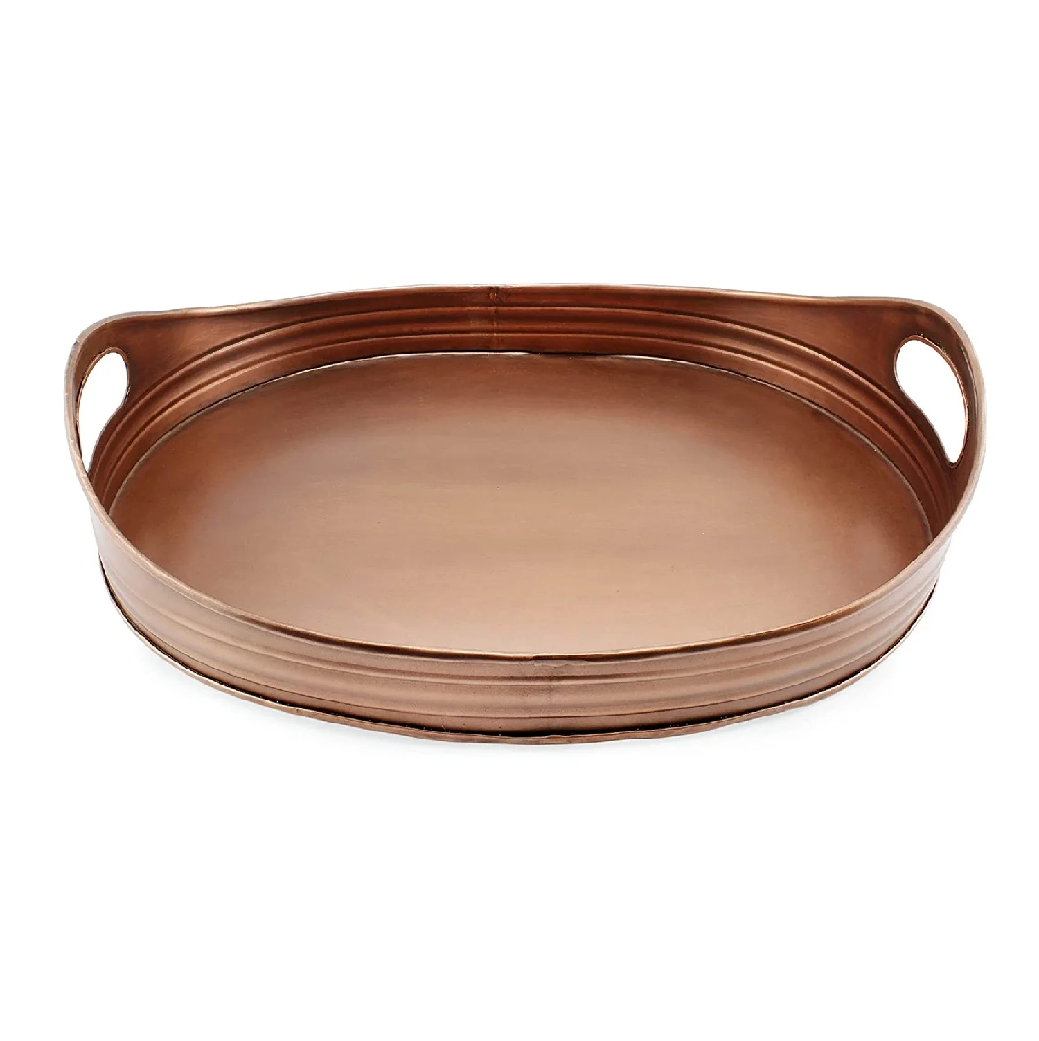 Traditional Design Copper Serving Tray Superior Quality Handmade