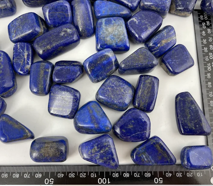 Wholesale Natural Lapis Lazuli Quality Healing Stones Tumbled Stones High Quality For Decoration