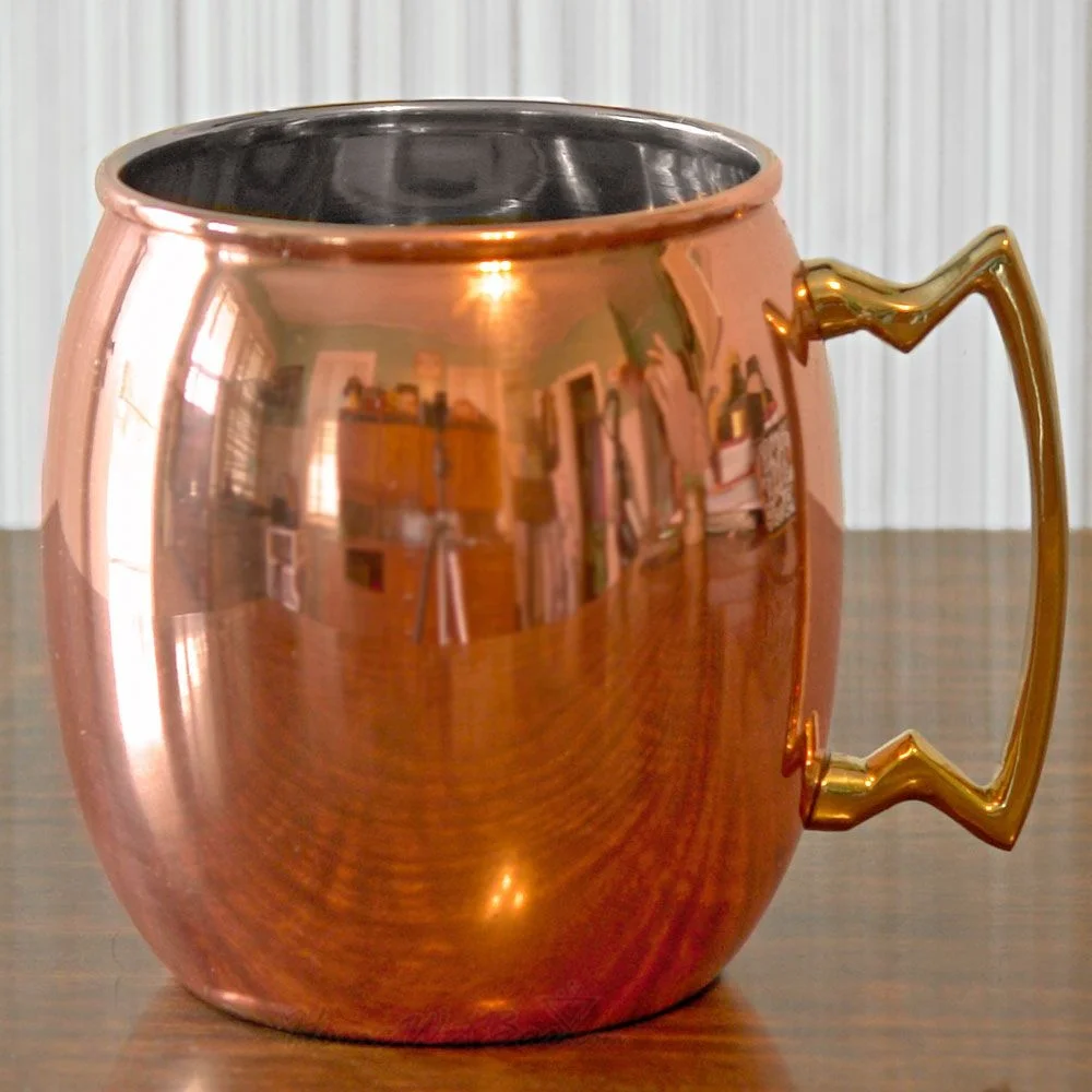 Copper Mule Mug Custom Brand Logo Copper Black Rose Gold Beer Wine