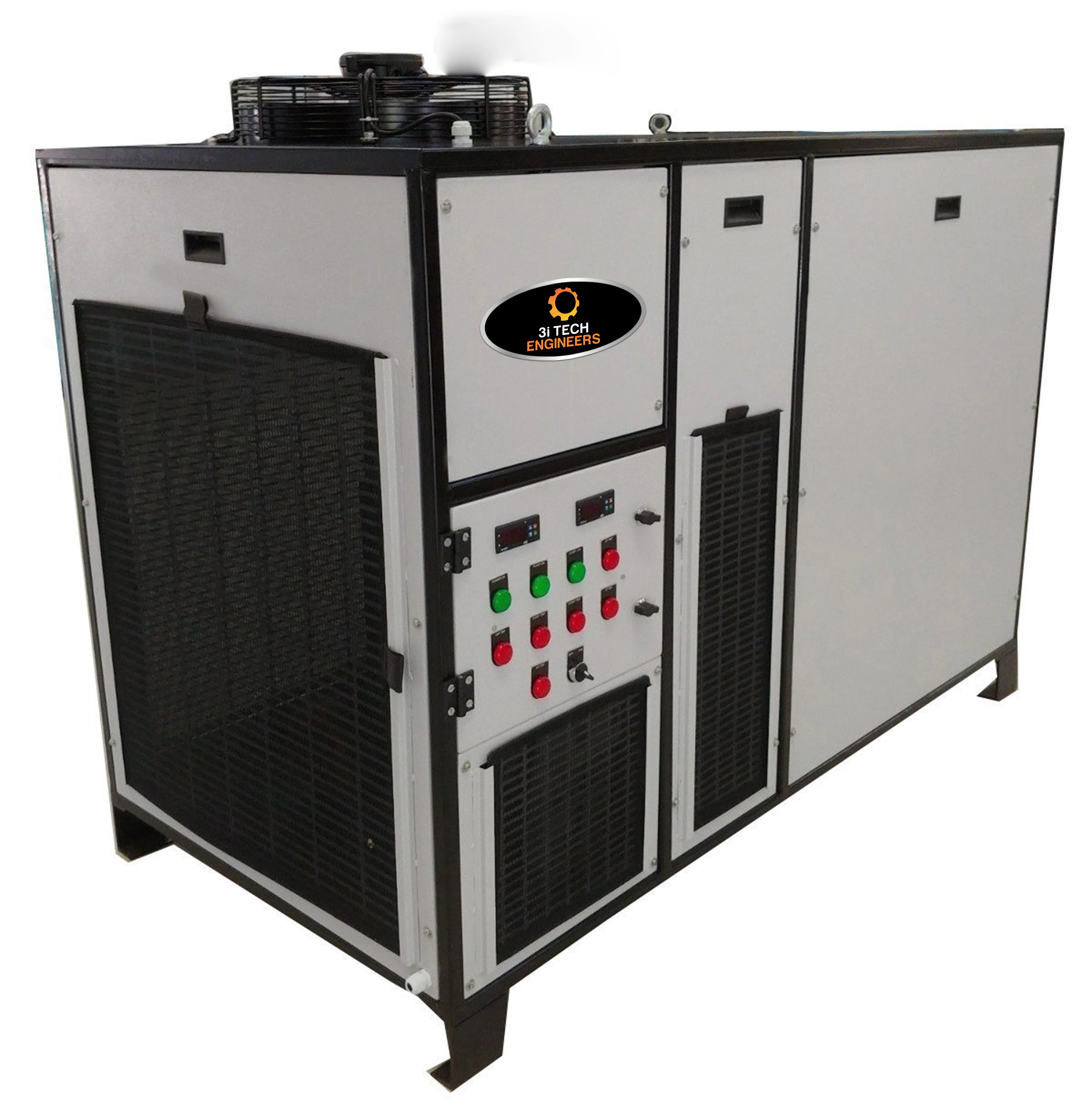 Fully Automatic 3 Phase Water Cooled Scroll Chiller Multiple Compressor