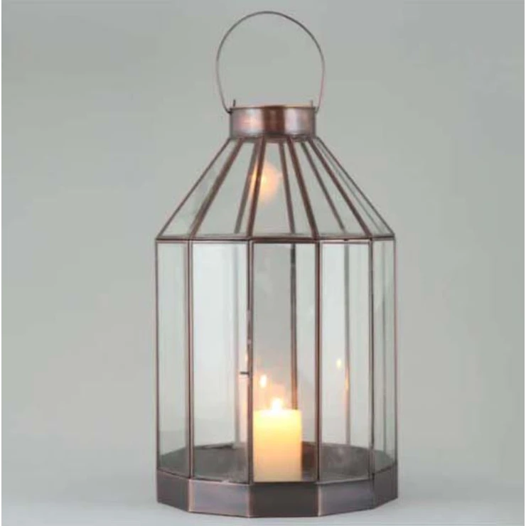 Vintage White Powder Coated Designer Metal Lantern Premium Quality