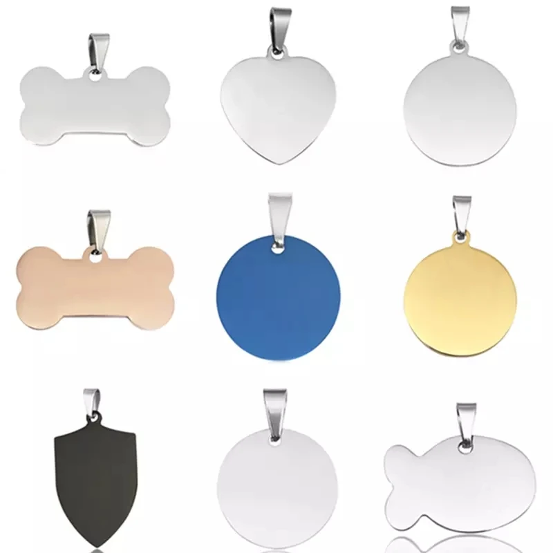 2021 Sublimation Blank Metal Dog Tags With Custom Shapes Buy Metal