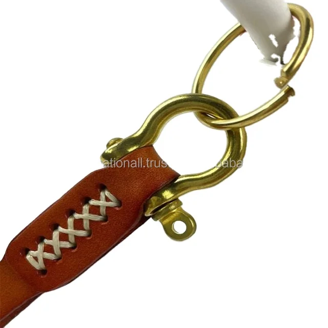 Tan Leather Key Chain For Men And Women High Finish Key Chain With