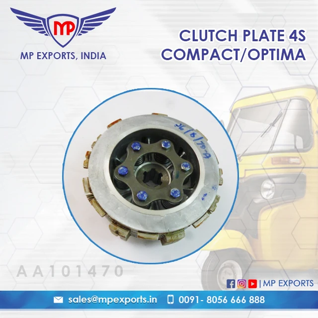 Original Quality Clutch Plate Assy For Bajaj Three Wheeler Spare Parts ...