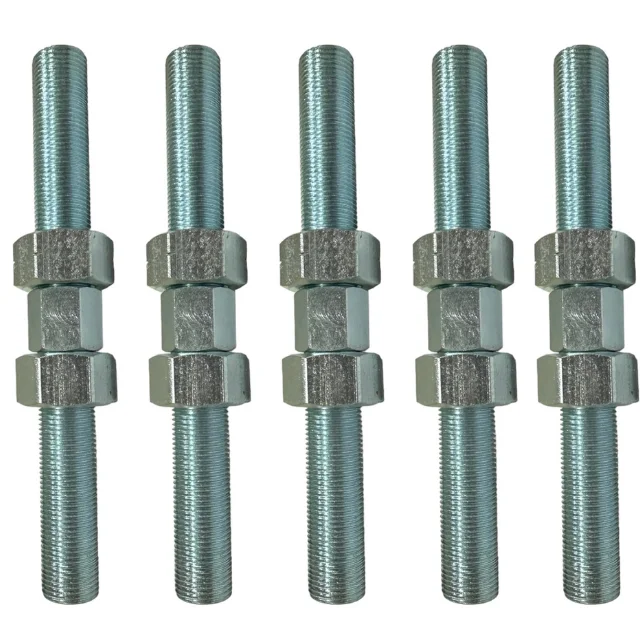 Coated Galvanized All Thread Stud Bolt Hexagonal Nuts High Strength