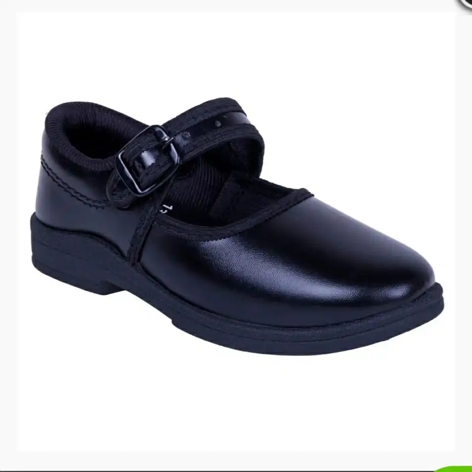 School Shoes Black With Cushioned And Soft Insole Pvc Shoes For Student ...