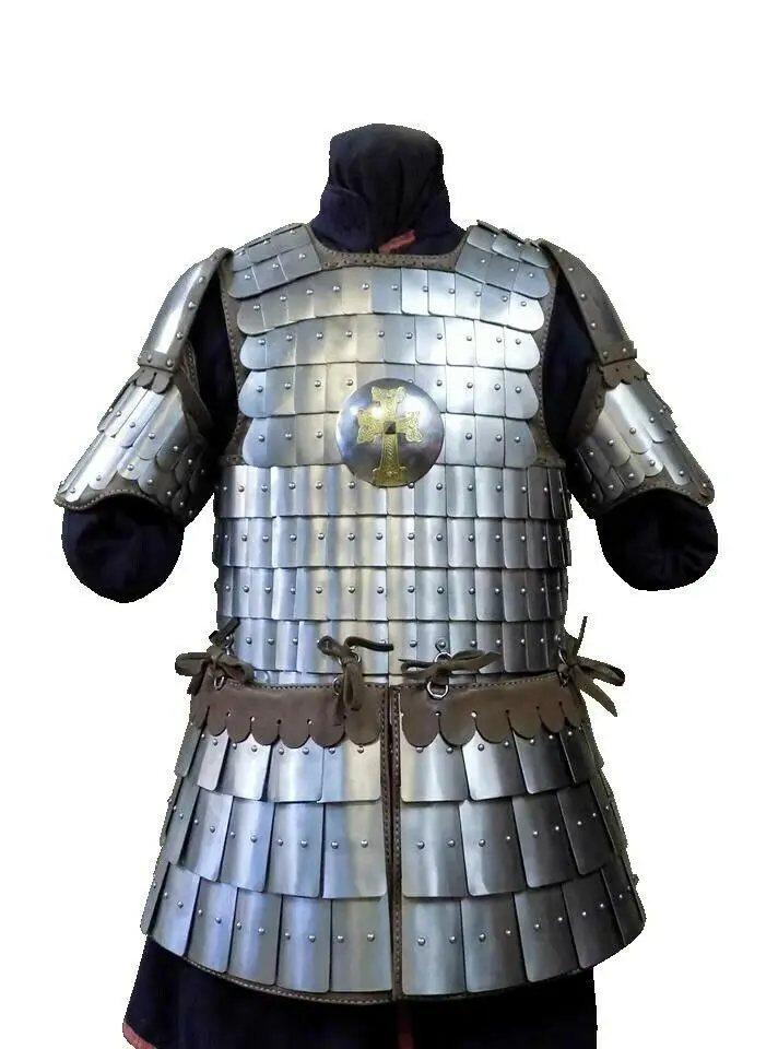 Medieval Knight Breastplate Scale Armor Steel Lamellar Armour Times ...