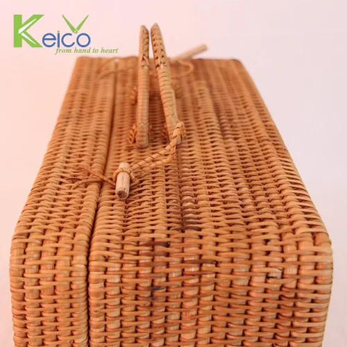 New Item 2024 Modern And Rustric Decoration Design Rattan Basket Made