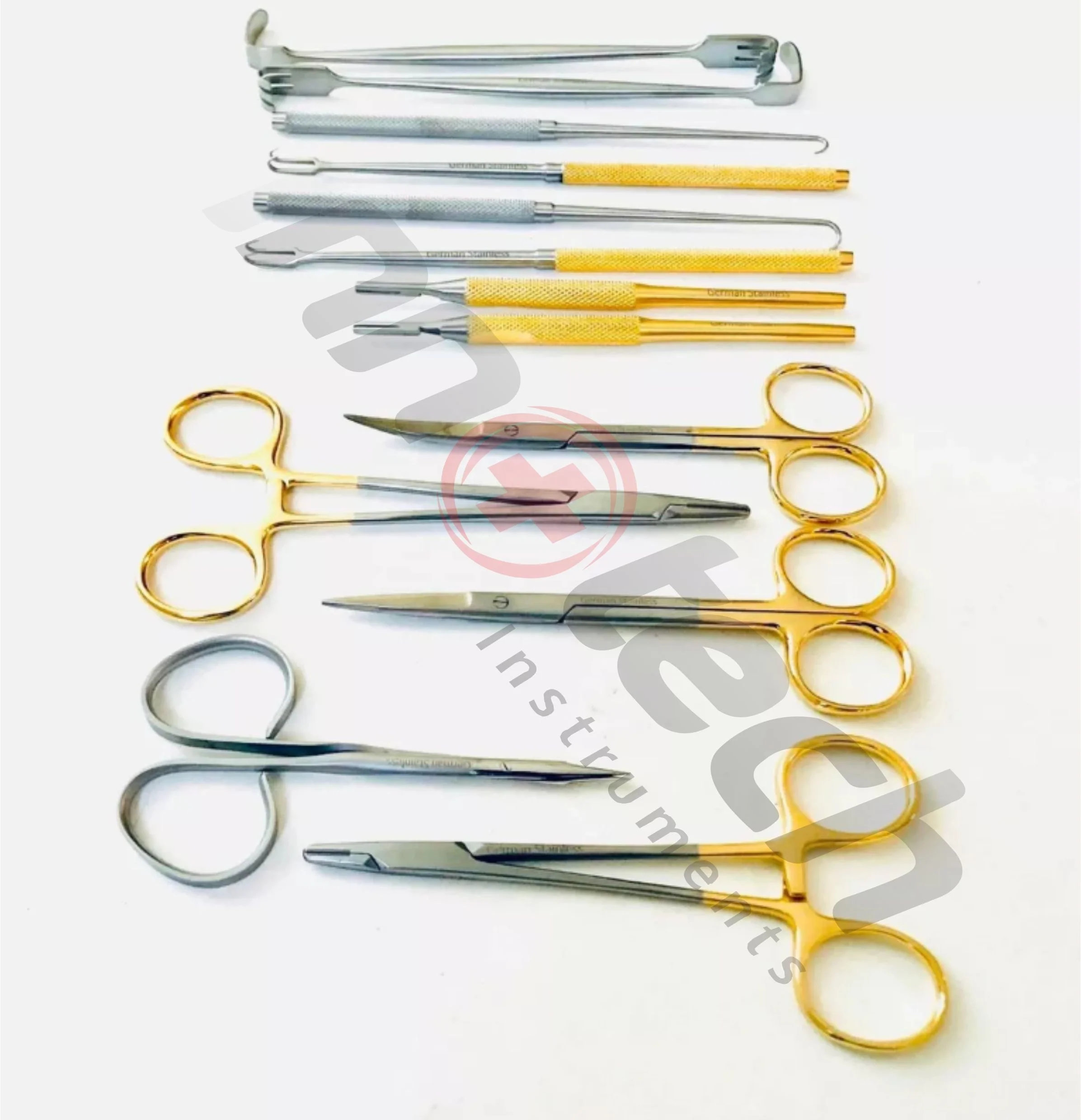 Set Of 13 Pieces Micro Surgery Includes Sen Miller,May Tungsten Needle