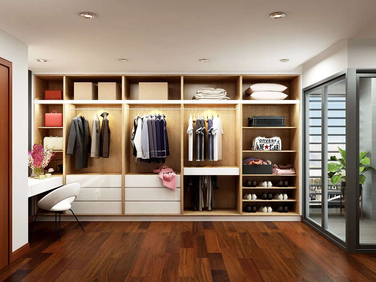 Best Selling Glassdoor Wardrobe Smart Bedroom Furniture Cupboard Mfc