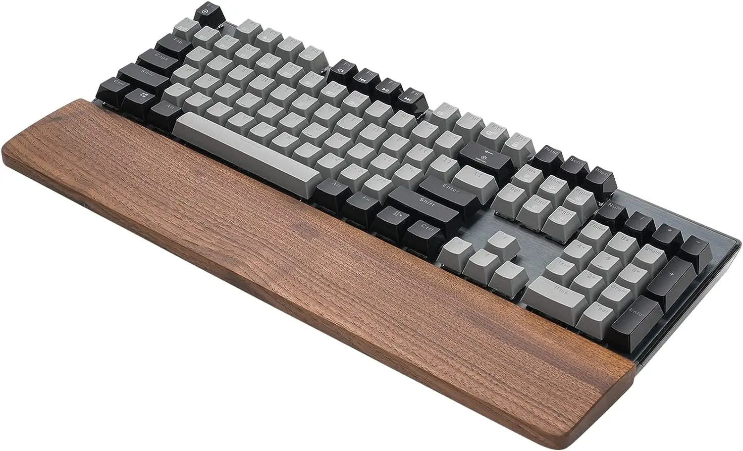 Wooden Keyboard Wrist Rest(walnut) 61104 Key Keyboard Mechanical Keyboard Wrist Pad Supports