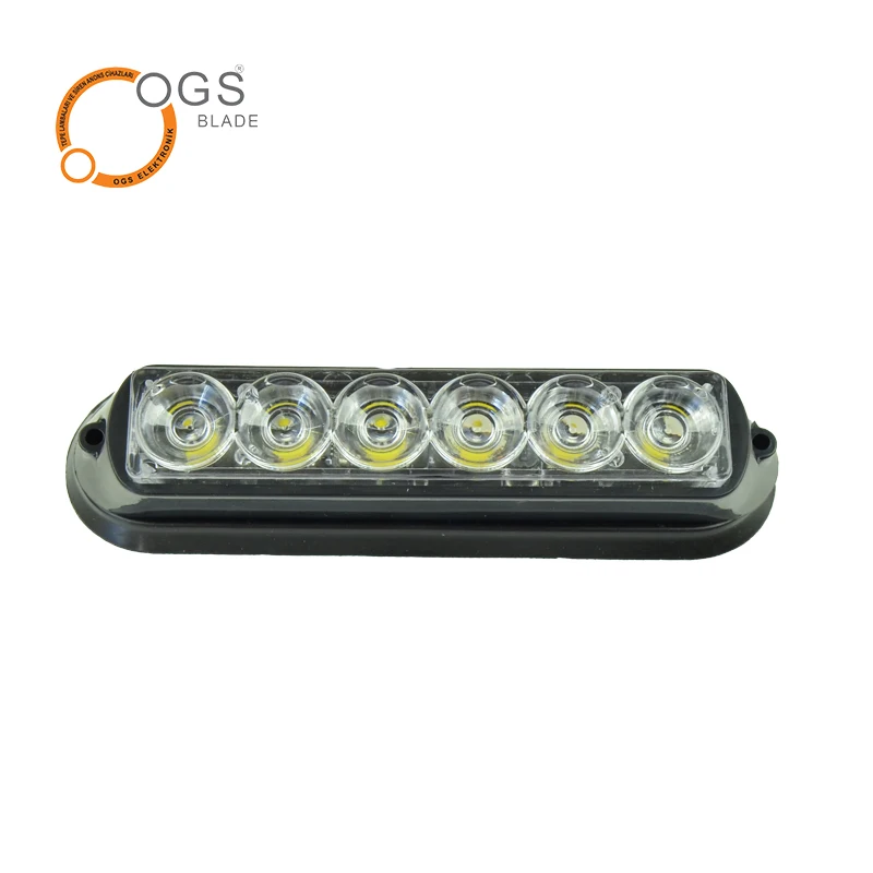 Grille Emergency Light Warning Led Lightbar 3w Power Leds Ambulance Law