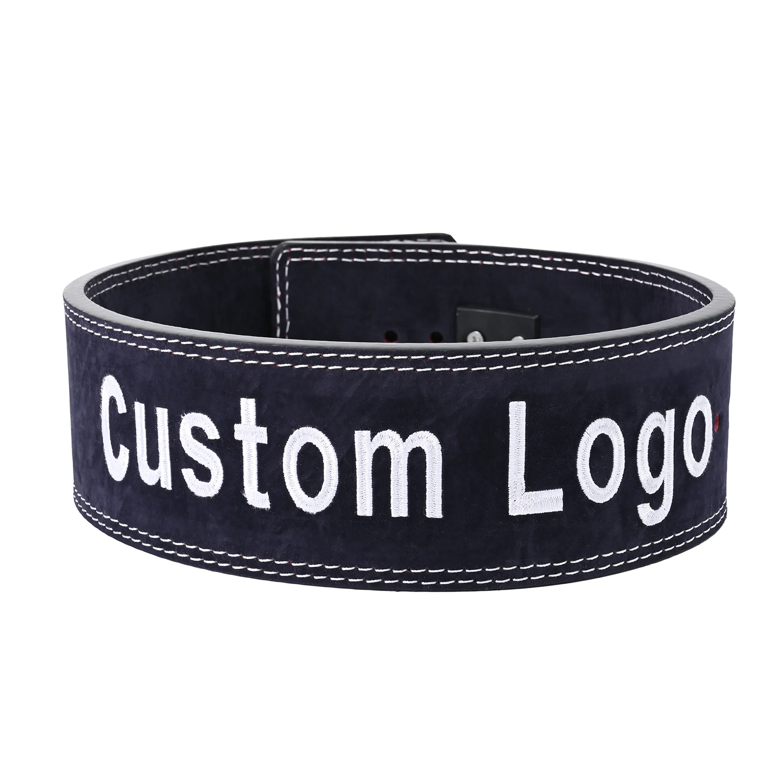 Customize Logo Fitness Exercise Gym Buckle Leather Back Support Strap ...