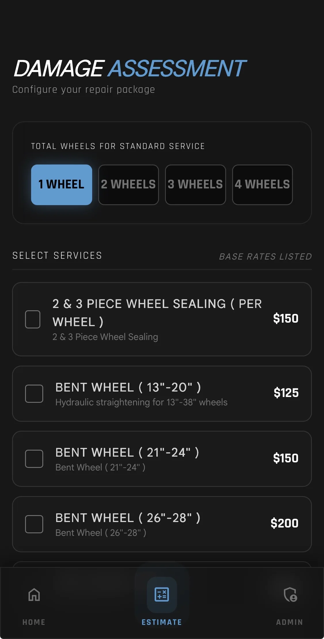 CWW Damage Assessment