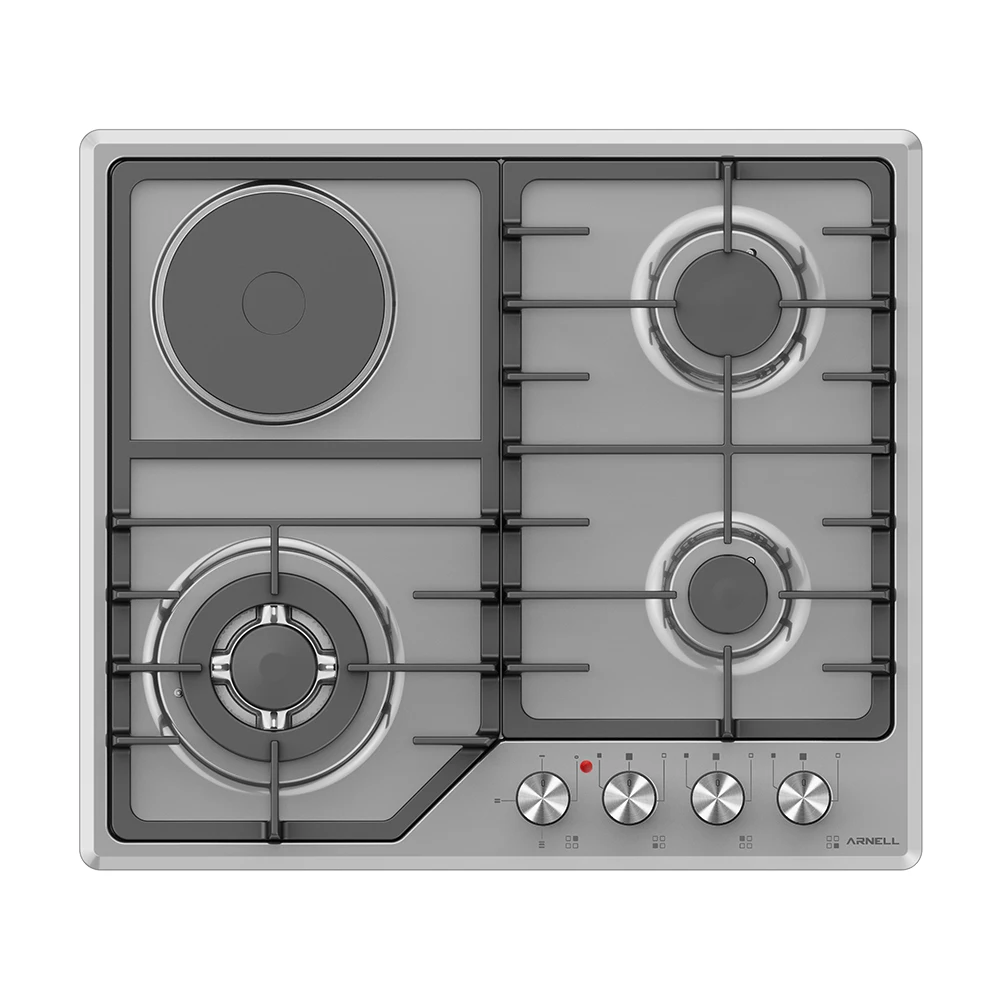 Hot Sale 4 Gas Burner Enamel Hob Front Control High Quality Gas Burner