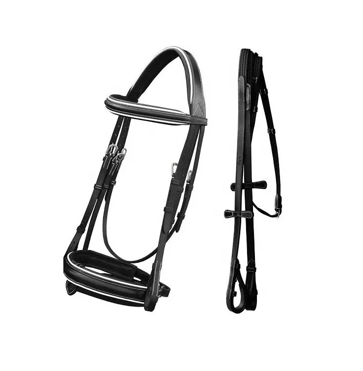 Equestrian Leather Bridle For Horses Made From Premium Genuine Best