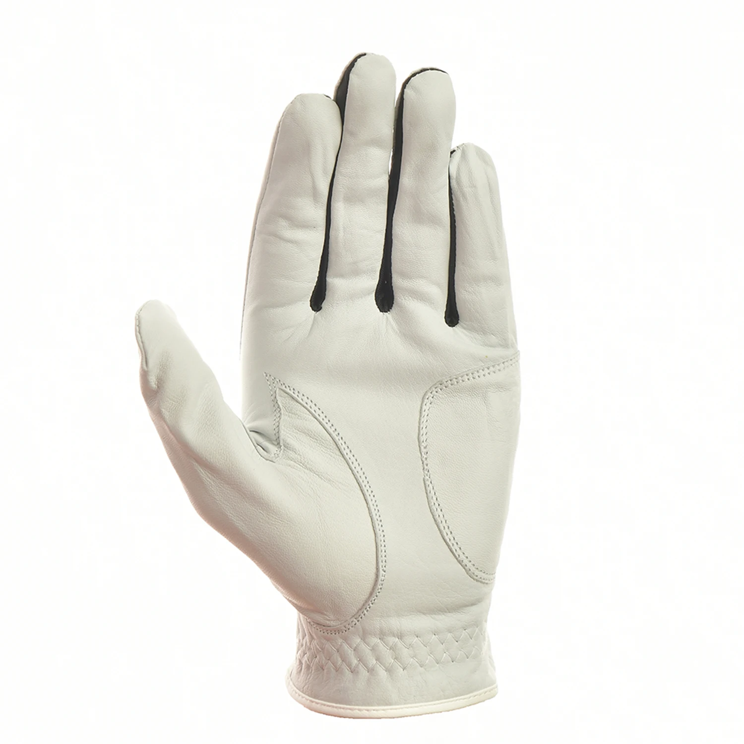 Custom Branded Logo White Leather Indonesia Cabretta Leather Sport Golf