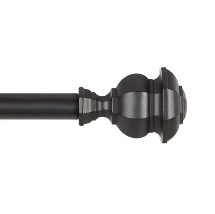 Modern Luxury Curtain Rod With Bracket For Home Decor Window Accessories Room Bathroom Living