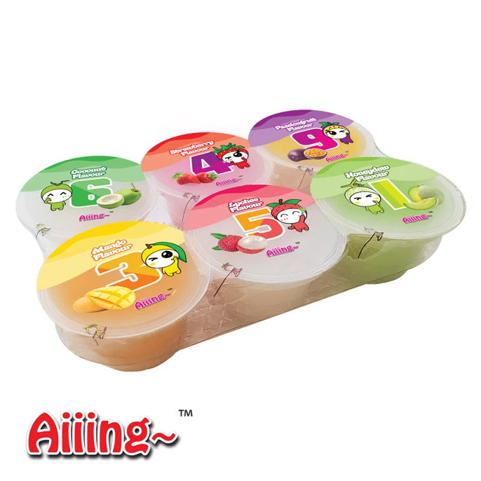 Aiiing Fruit Pudding Cups Mango Lychee Honeydew Melon Strawberry