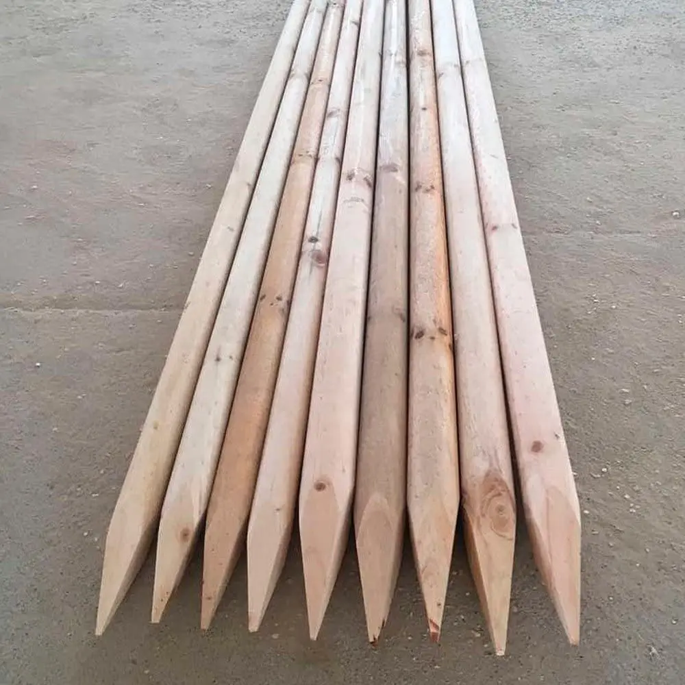 25 30mmdiameter Hardwood Stakes For Garden Application Plant Support