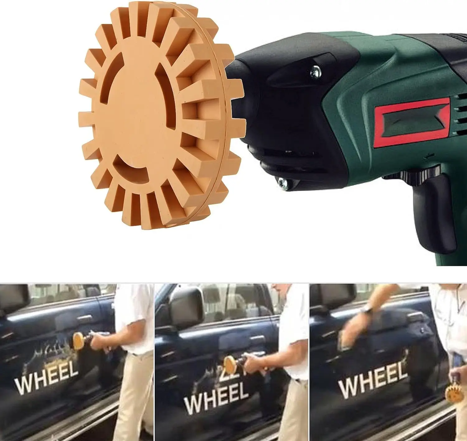 Buy Wholesale Decal Remover Eraser Wheel Tool Kit,4inch Rubber Power