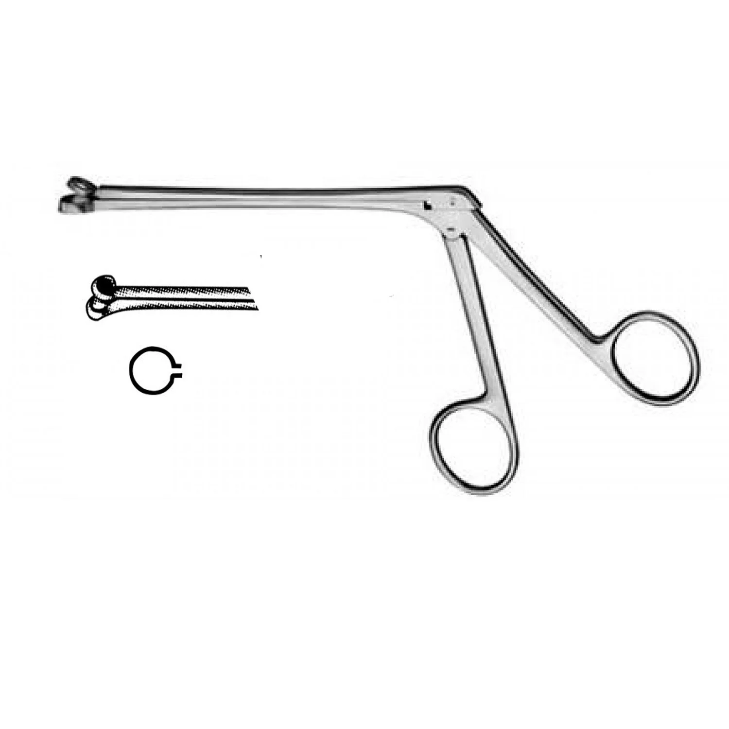 Ent Forceps 70mm Middle Ear Forceps Ent Surgical Instruments Clamps