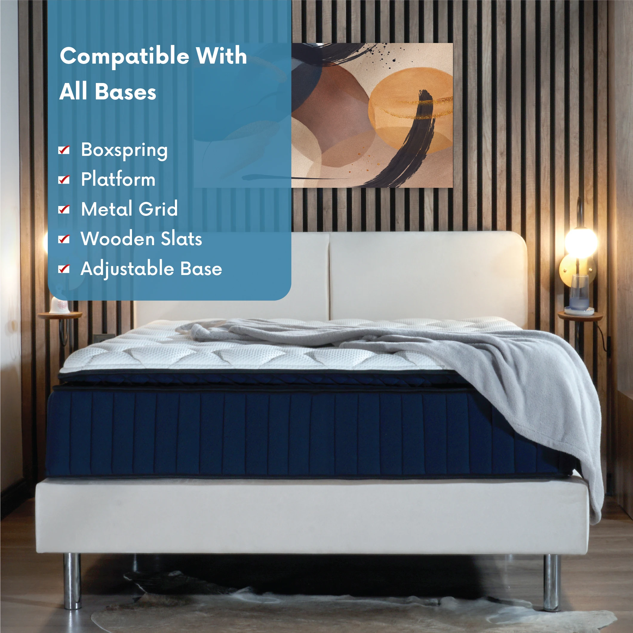 Roll Pack Mattress In A Box Ready To Ship 14"premium Pillowtop Opulence