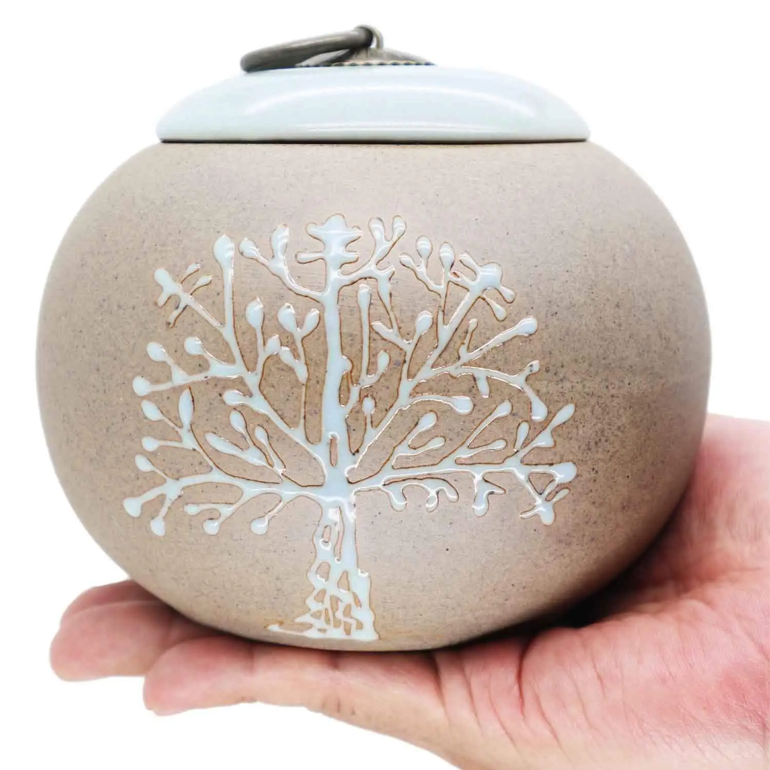 Noverty Cremation Urn Container Jar Memorial Mini Cremation Waterproof ...