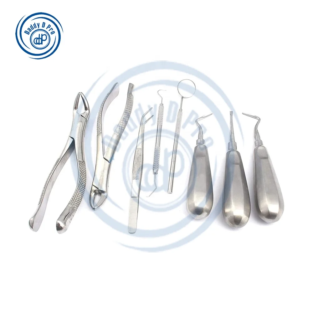 Basic Dental Instruments Kit German Stainless Steel Extracting Forceps
